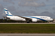 El Al Israel Airlines Boeing 787-8 Dreamliner (4X-ERC) at  Miami - International, United States