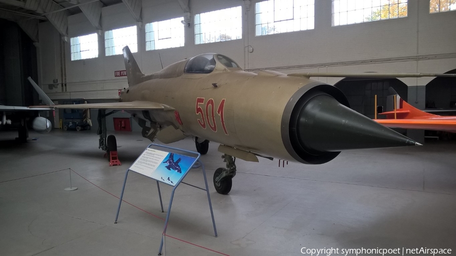 Hungarian Air Force (Magyar Légierő) Mikoyan-Gurevich MiG-21PF Fishbed-D (501) | Photo 354865