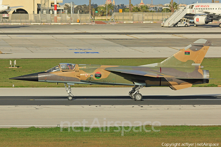 Libyan Air Force Dassault Mirage F1ED (508) | Photo 199810