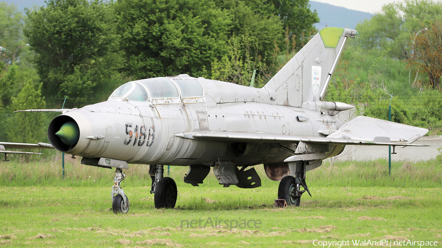 Slovak Air Force Mikoyan-Gurevich MiG-21UM Mongol-B (5166) | Photo 511332