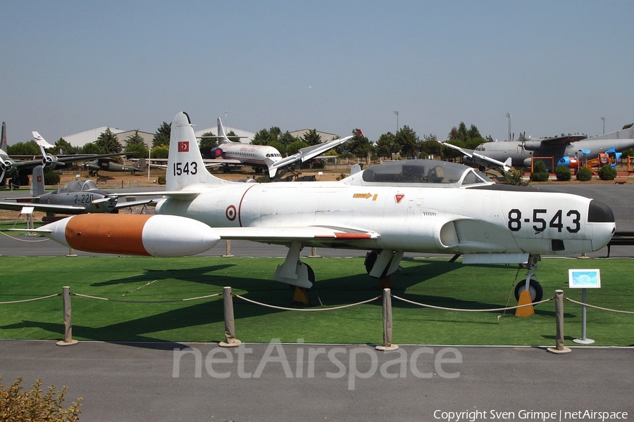 Turkish Air Force (Türk Hava Kuvvetleri) Lockheed T-33A Shooting Star (54-1543) | Photo 92775