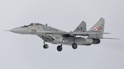 Polish Air Force (Siły Powietrzne) Mikoyan-Gurevich MiG-29A Fulcrum (54) at  Malbork, Poland