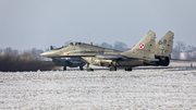 Polish Air Force (Siły Powietrzne) Mikoyan-Gurevich MiG-29A Fulcrum (54) at  Malbork, Poland