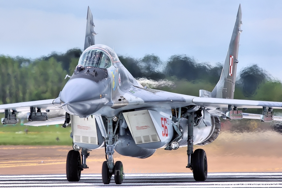 Polish Air Force (Siły Powietrzne) Mikoyan-Gurevich MiG-29A Fulcrum (56) | Photo 17292
