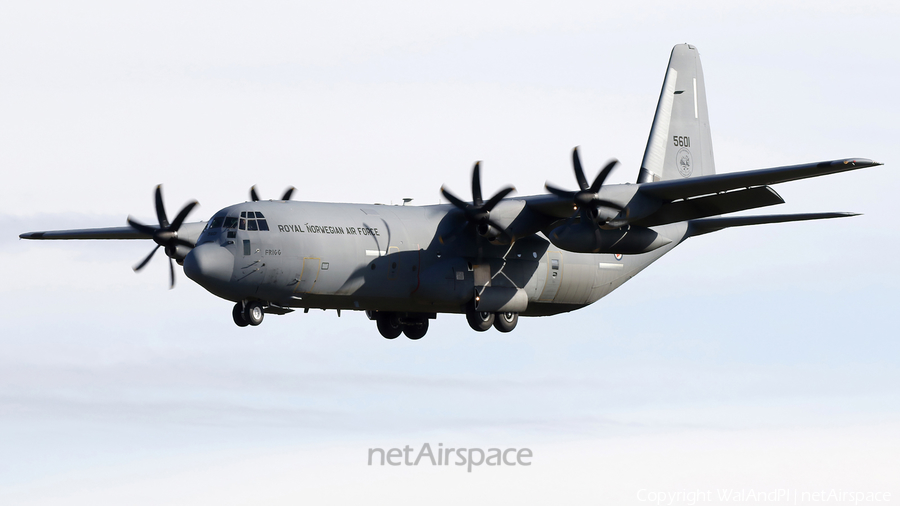 Royal Norwegian Air Force Lockheed Martin C-130J-30 Super Hercules (5601) | Photo 679343