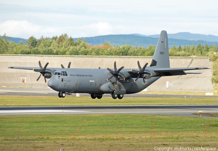 Royal Norwegian Air Force Lockheed Martin C-130J-30 Super Hercules (5607) | Photo 121408