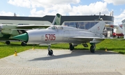 Polish Air Force (Siły Powietrzne) Mikoyan-Gurevich MiG-21PFM Fishbed-D (5705) at  Deblin, Poland