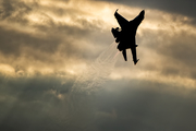 Ukrainian Air Force Sukhoi Su-27P1M Flanker B (58 BLUE) at  RAF Fairford, United Kingdom