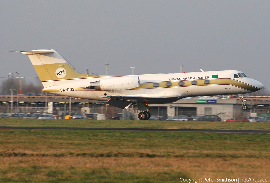 Libyan Arab Airlines Gulfstream GII (5A-DDS) | Photo 380483