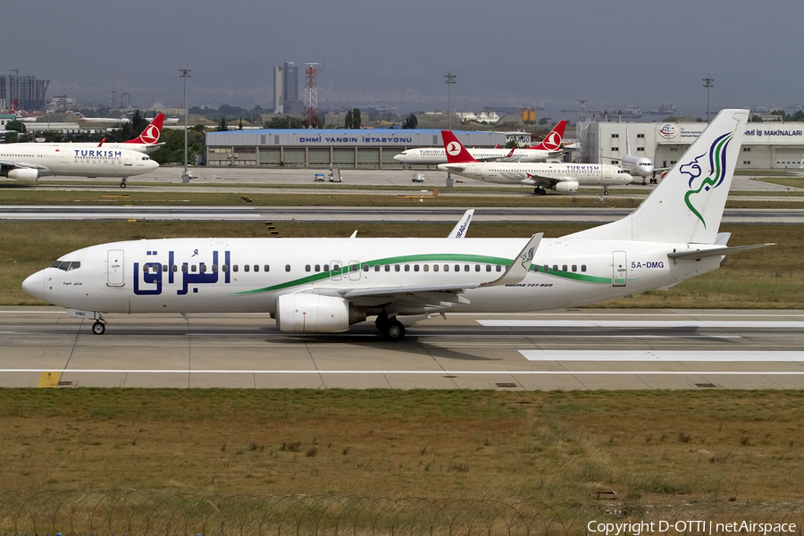Buraq Air Boeing 737-8GK (5A-DMG) | Photo 409561