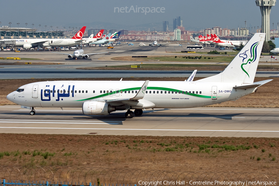 Buraq Air Boeing 737-8GK (5A-DMG) | Photo 32645