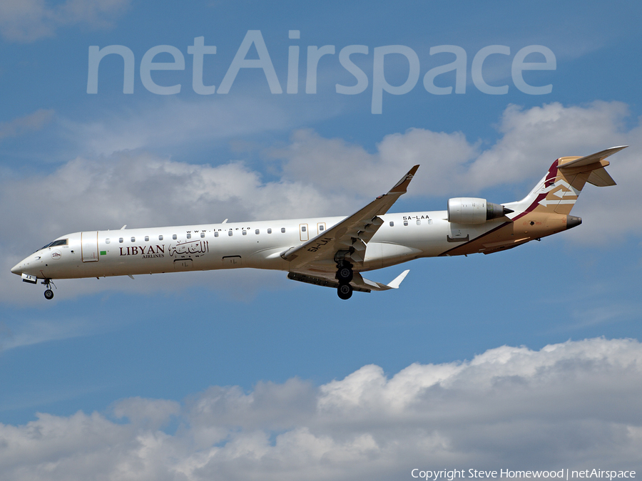 Libyan Arab Airlines Bombardier CRJ-900 (5A-LAA) | Photo 50205