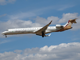 Libyan Arab Airlines Bombardier CRJ-900 (5A-LAA) at  London - Heathrow, United Kingdom