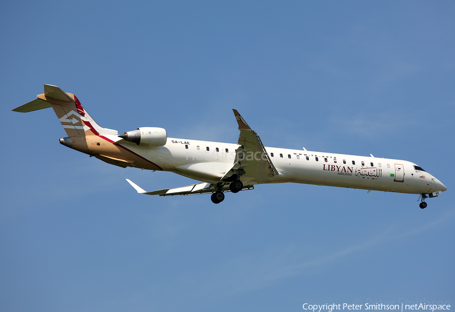 Libyan Airlines Bombardier CRJ-900ER (5A-LAE) | Photo 405226
