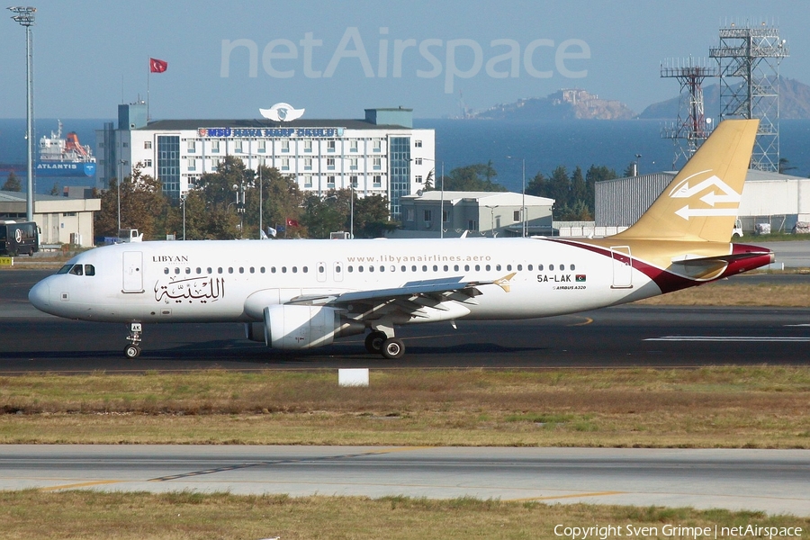 Libyan Arab Airlines Airbus A320-214 (5A-LAK) | Photo 265901