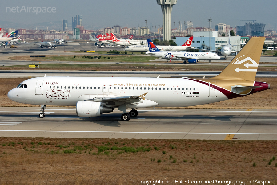 Libyan Arab Airlines Airbus A320-214 (5A-LAO) | Photo 32572