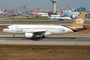Libyan Arab Airlines Airbus A320-214 (5A-LAO) at  Istanbul - Ataturk, Turkey