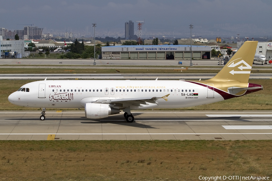 Libyan Airlines Airbus A320-214 (5A-LAQ) | Photo 409428