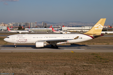 Libyan Arab Airlines Airbus A330-202 (5A-LAR) at  Istanbul - Ataturk, Turkey