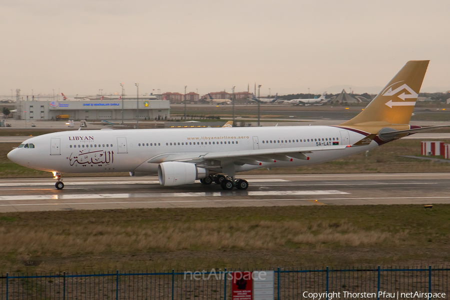 Libyan Airlines Airbus A330-202 (5A-LAT) | Photo 83648