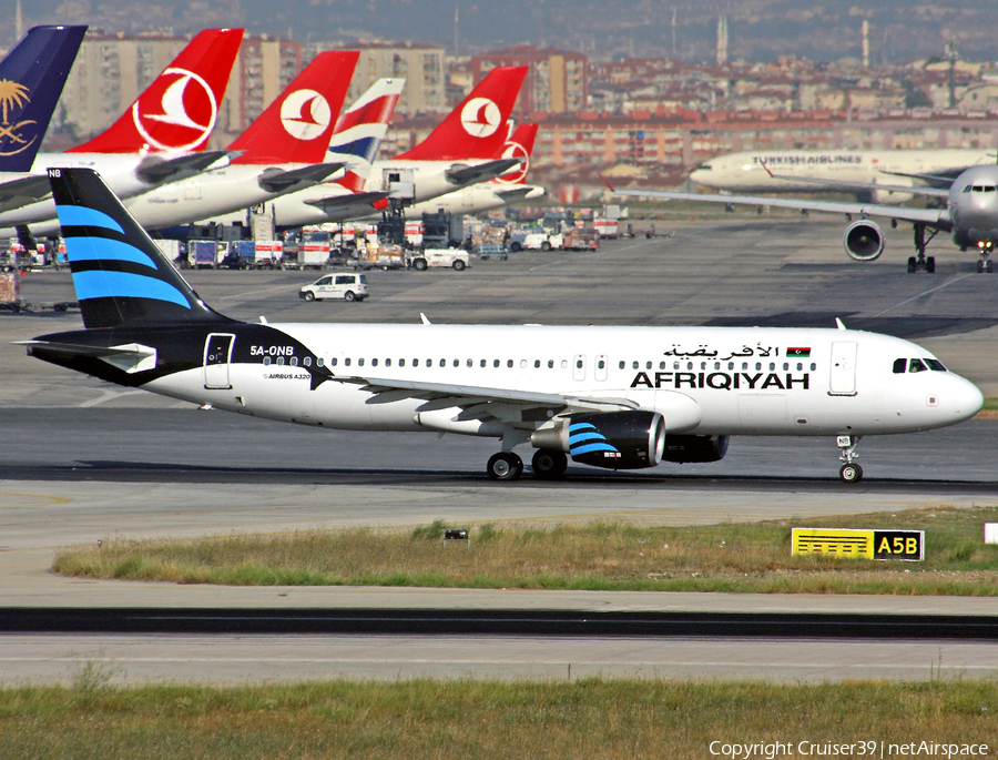 Afriqiyah Airways Airbus A320-214 (5A-ONB) | Photo 77692