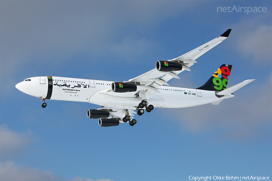 Afriqiyah Airways Airbus A340-213 (5A-ONE) | Photo 38517