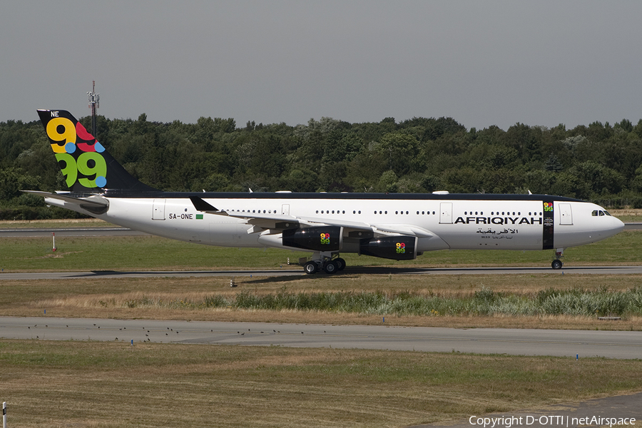 Afriqiyah Airways Airbus A340-213 (5A-ONE) | Photo 304549