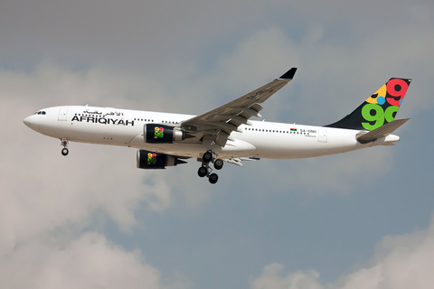 Afriqiyah Airways Airbus A330-202 (5A-ONH) at  Dubai - International, United Arab Emirates