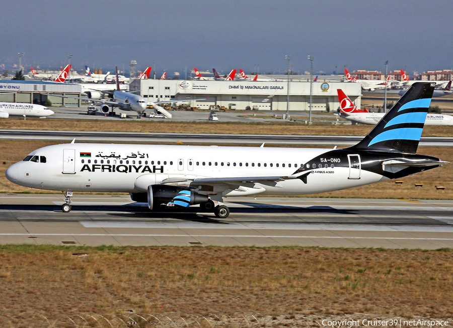 Afriqiyah Airways Airbus A320-214 (5A-ONO) | Photo 194572