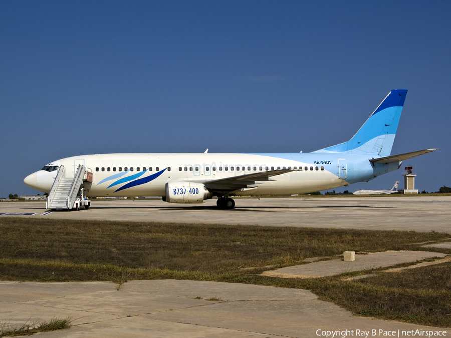 Buraq Air Boeing 737-4B6 (5A-WAC) | Photo 52532