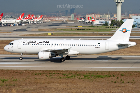 Ghadames Air Transport Airbus A320-211 (5A-WAT) at  Istanbul - Ataturk, Turkey