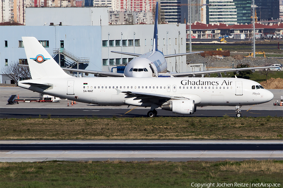 Ghadames Air Transport Airbus A320-211 (5A-WAT) | Photo 74956