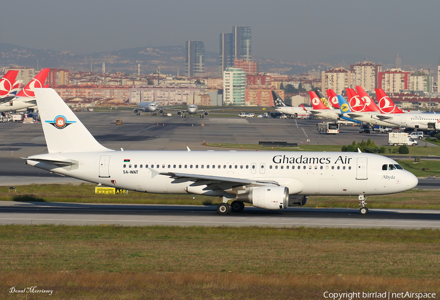 Ghadames Air Transport Airbus A320-211 (5A-WAT) | Photo 98226