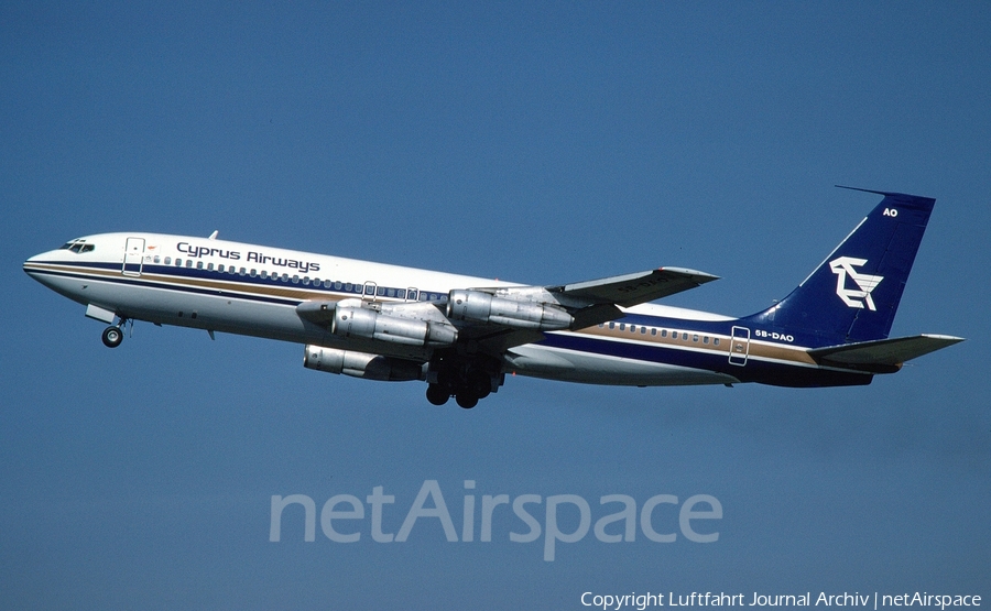 Cyprus Airways Boeing 707-123B (5B-DAO) | Photo 435421