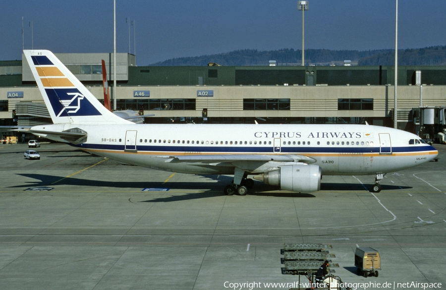 Cyprus Airways Airbus A310-203 (5B-DAS) | Photo 470634