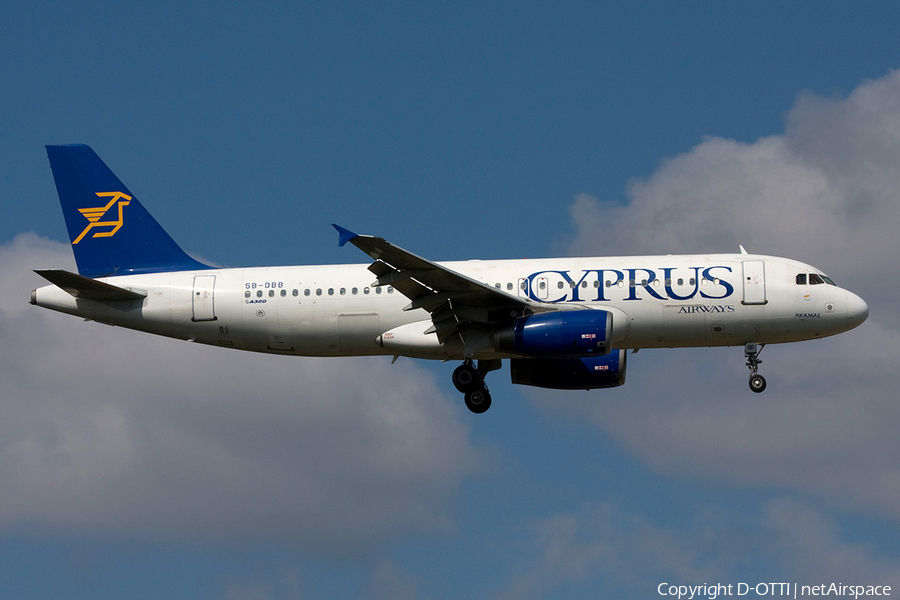 Cyprus Airways Airbus A320-231 (5B-DBB) | Photo 269756