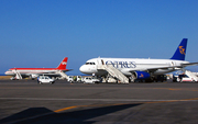 Cyprus Airways Airbus A320-231 (5B-DBC) at  Heraklion - International, Greece