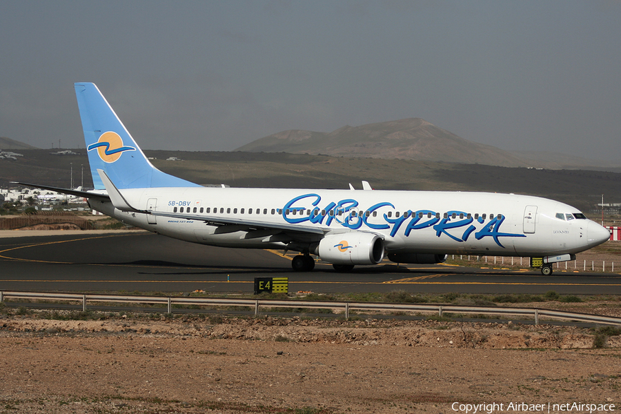Eurocypria Airlines Boeing 737-8Q8 (5B-DBV) | Photo 154050