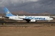 Eurocypria Airlines Boeing 737-8Q8 (5B-DBV) at  Lanzarote - Arrecife, Spain