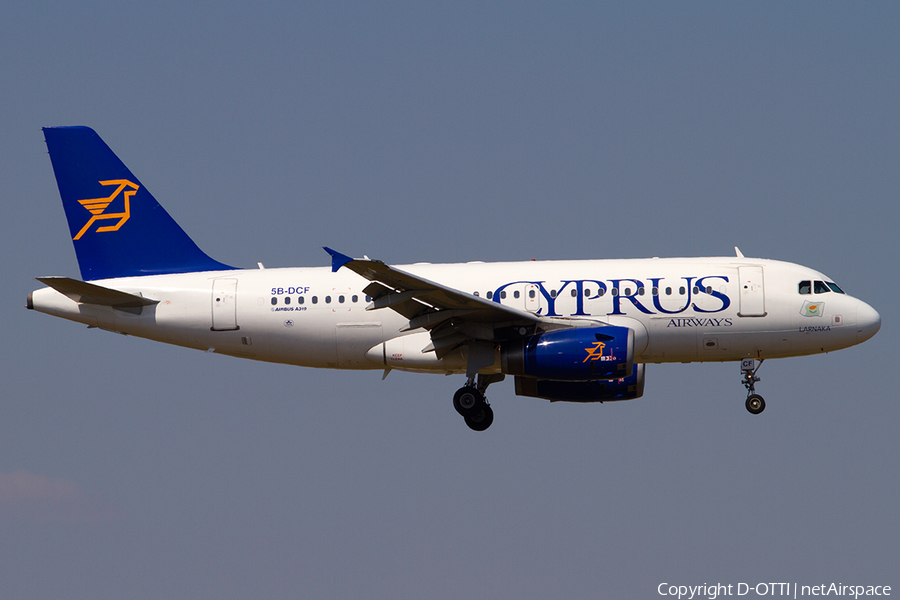 Cyprus Airways Airbus A319-132 (5B-DCF) | Photo 356877