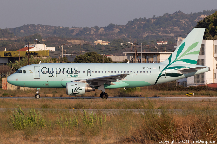 Cyprus Airways Airbus A319-114 (5B-DCX) | Photo 345402