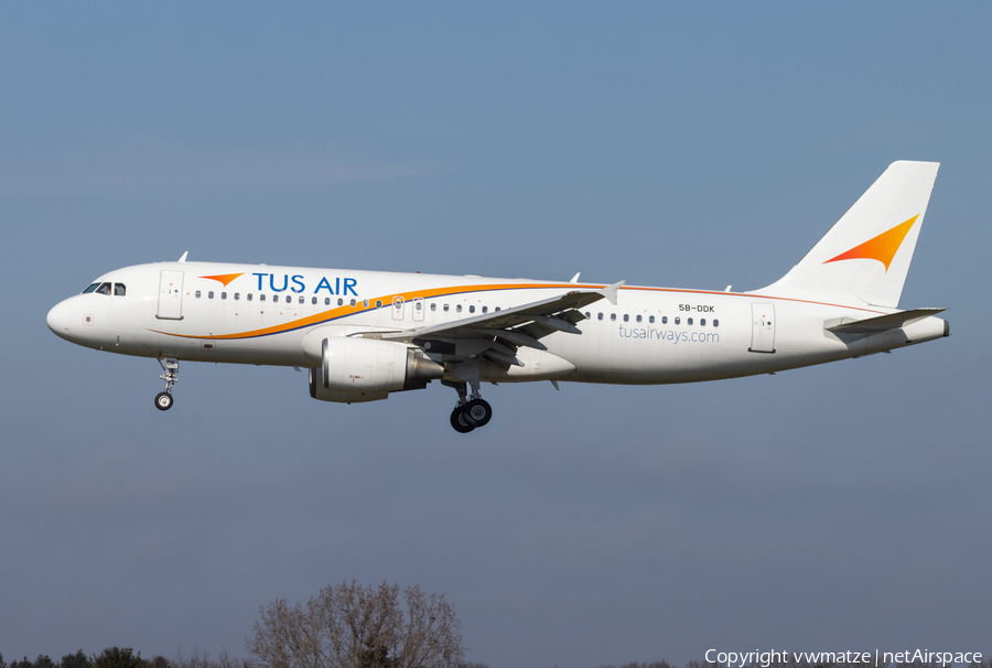Tus Airways Airbus A320-214 (5B-DDK) | Photo 501059