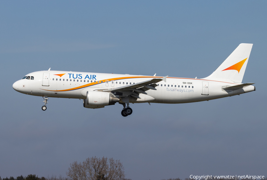 Tus Airways Airbus A320-214 (5B-DDK) | Photo 501059