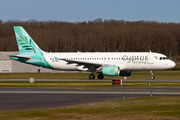 Cyprus Airways Airbus A320-214 (5B-DDQ) at  Billund, Denmark