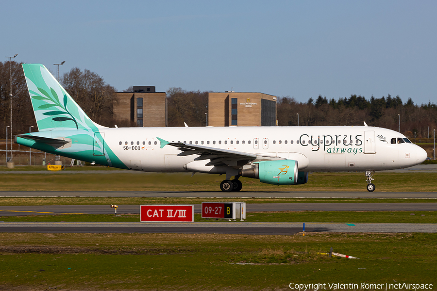 Cyprus Airways Airbus A320-214 (5B-DDQ) | Photo 616131