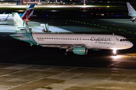 Cyprus Airways Airbus A320-214 (5B-DDQ) at  Hamburg - Fuhlsbuettel (Helmut Schmidt), Germany