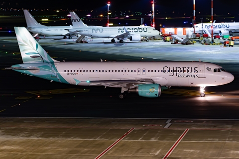 Cyprus Airways Airbus A320-214 (5B-DDQ) at  Hamburg - Fuhlsbuettel (Helmut Schmidt), Germany