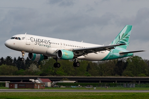Cyprus Airways Airbus A320-214 (5B-DDQ) at  Hamburg - Fuhlsbuettel (Helmut Schmidt), Germany