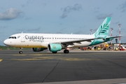 Cyprus Airways Airbus A320-214 (5B-DDQ) at  Hamburg - Fuhlsbuettel (Helmut Schmidt), Germany