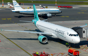 Cyprus Airways Airbus A320-214 (5B-DDQ) at  Hamburg - Fuhlsbuettel (Helmut Schmidt), Germany